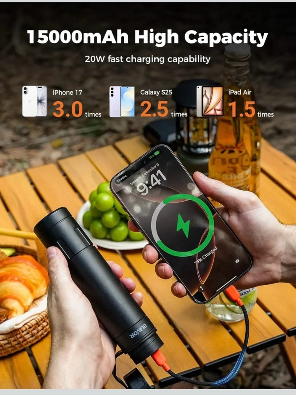 Portable Power Bank Charger 1500mAH